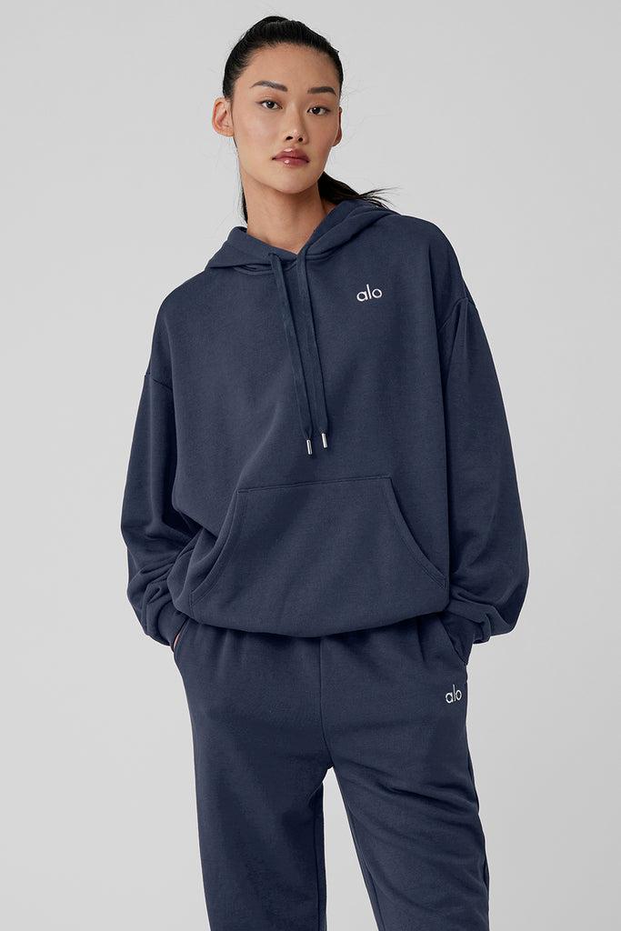 Alo Yoga Accolade Hoodie - Navy